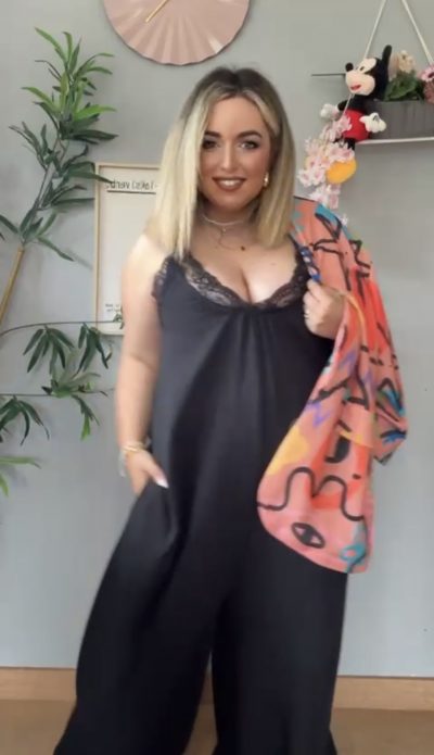 MONO LENCERO NEGRO