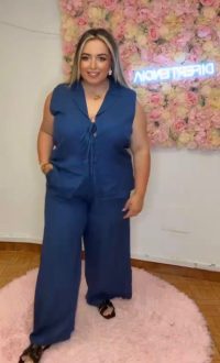 CONJUNTO CHALECO LAZO
